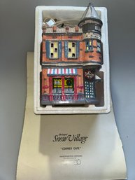 Dept 56 Snow Village. 'CORNER CAFE'