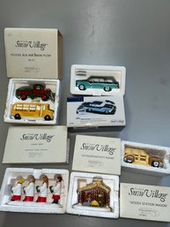 Dept 56 Snow Village Vehicles, Choir, Nativity