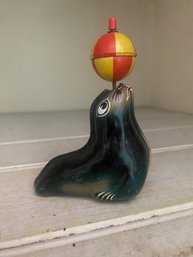 LEHMANN , WESTERN GERMANY Tin Seal Toy