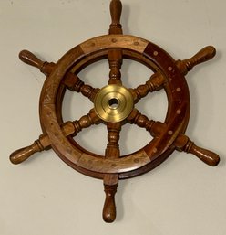 Wooden Ship Wheel