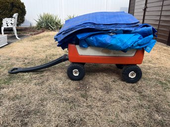 Little Tikes Wagon (filled With Tarps)