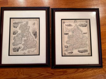 British Isles Maps Print