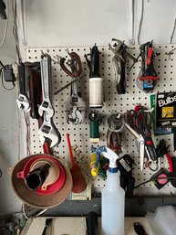 LOT OF WRENCHES AND SCISSORS