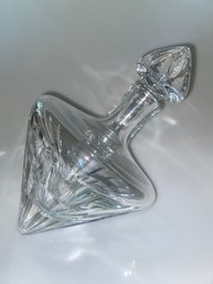 Crystal Tilted Decanter With  Stopper