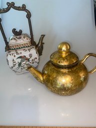 Pair Of Decorative Teapots