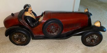 Vintage 1926 Buggati Resin Model Race Car