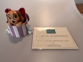 Disney Lady From Lady And The Tramp With Certificate