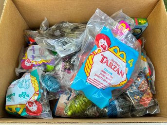 Large Lot Of Sealed Vintage McDonald Happy Meal Toys