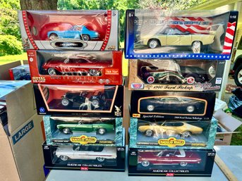 Lot A NIB TEN Collectible Model Cars