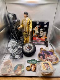 Elvis Collectibles Lot   12 Pieces