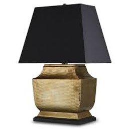 Currey And Company Helios Table Lamp With Black /Gold
