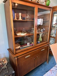Midcentury Modern China Cabinet By Drexel.