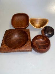 Hand Crafted Turned Wood Bowls