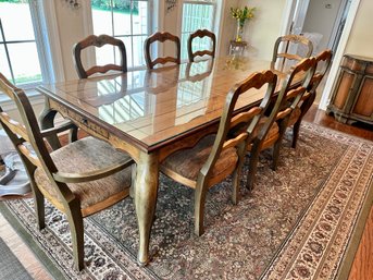 Beautiful Dining Room Table With 8 Chairs