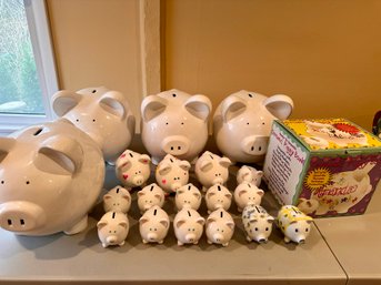 Ceramic Piggy Banks Ready To Decorate