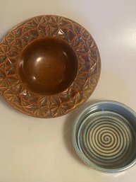 Pair Of Pottery Bowls