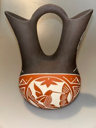 Acoma Wedding Vase Pottery NM Artist Signed