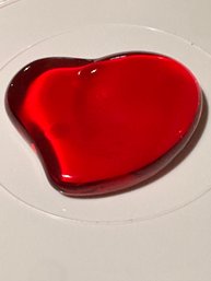 Tiffany Red Heart Of Glass