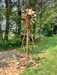 Rustic Metal Windmill