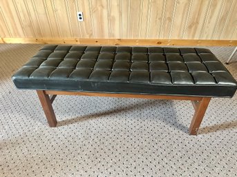 Midcentury Tufted-style Bench