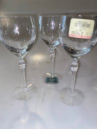 Set Of 12 Lenox Aria Wine Glasses