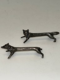 Vintage Animal Knife Rests