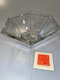 NIB Frank Lloyd Wright Lead Crystal Bowl