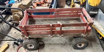 Vintage Wooden Radio Flyer