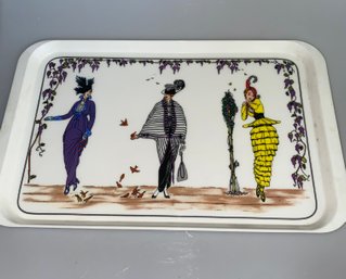 Vintage Art Deco Melamine Tray