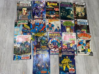 Vintage DC & Marvel Comic Books