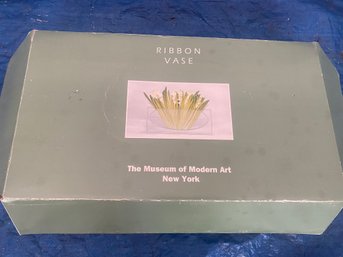 NIB Ribbon Vase The Museum Of Modern Art New York