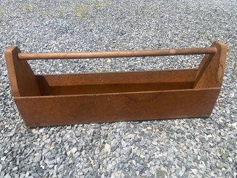 Vintage Wooden Tool Caddy