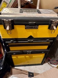Stanley Deluxe Rolling 3-piece Tool Storage With Contents