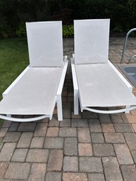 Two Chaise Loungers
