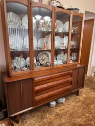 Lane Midcentury Hutch And Server   Can Be Separated