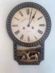 Roger Lascelles Hunting Dog Wall Clock