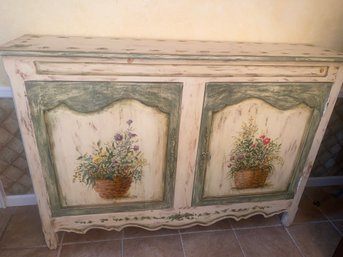 Hand Painted Server Cabinet