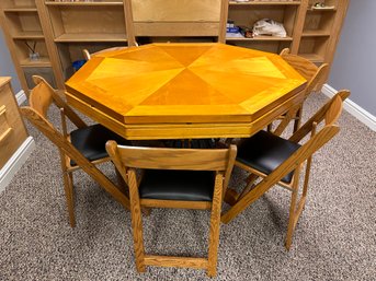 Game Table With 6 Chairs