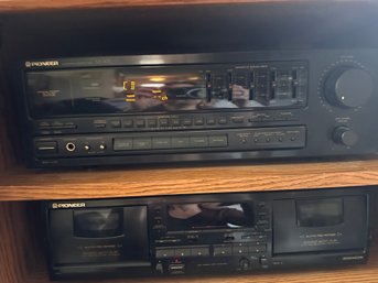 Pioneer Receiver, Cassette Deck, Samsung CD Player, KLH Speakers. All Tested