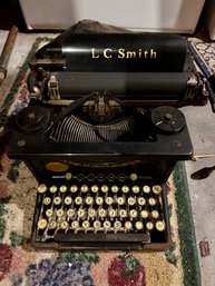 Vintage L C Smith Manual Typewriter