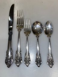 Exquisite Set Of Wallace Sterling Flatware 63 Pieces