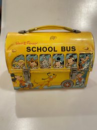 1968 Walt Disney School Bus Dome Lunch Box