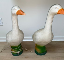 Pair Of Gladys Goose Blow Molds