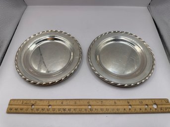 Two Towle Sterling Plates