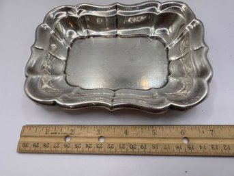 Sterling Rectangular Bowl. 7 Inches