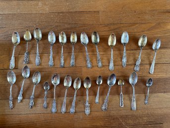 25 Sterling Collector Spoons