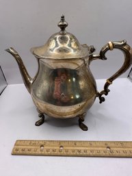 Sterling Coffee Pot. About 7 Inches Tall