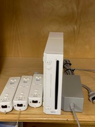 Wii Console And Controllers