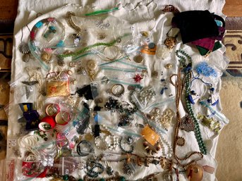 Large Lot Of Mixed Jewelry