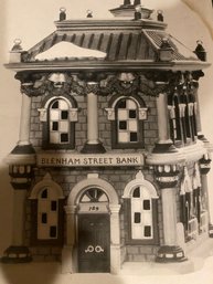 Dickens Village Blenham Street Bank